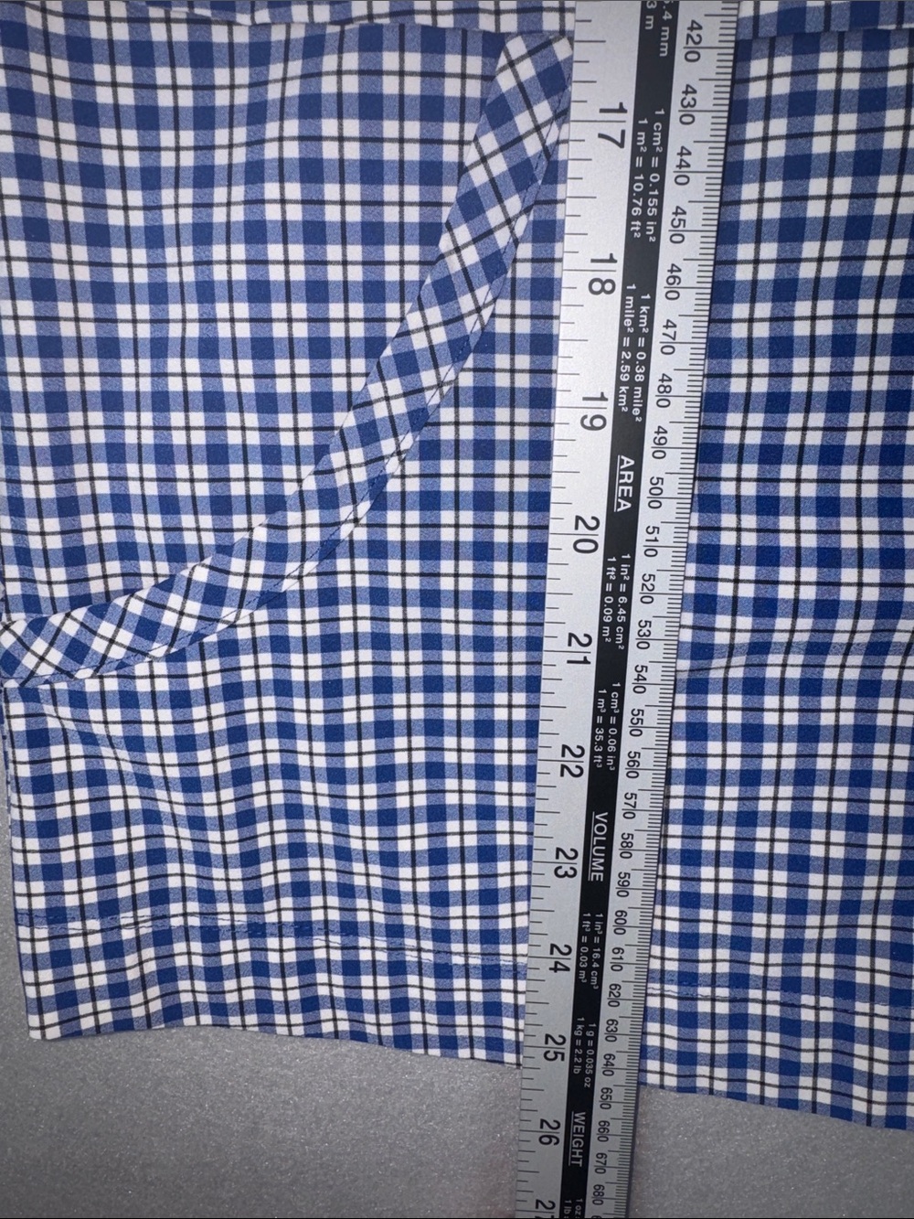 T by Talbots Lightweight Zip Up Jacket Blue & White Plaid Size Large Petite - Picture 9 of 10